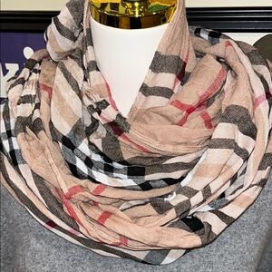 Plaid Lightweight Scarf